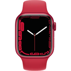 Apple Watch Series 7 41mm Aluminium Rood Refurbished | 1 jaar Garantie | Met Sportbandje en Accessoires