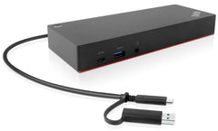 LENOVO Hybrid USB-C Dock 135W Refurbished | 5xUSB/USB-C/2xDP/2xHDMI/RJ-45 | 12M Garantie