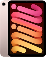 Apple iPad Mini 6 256 GB Refurbished | Pink | Wi-Fi + 5G | 1-year Warranty | Accessories