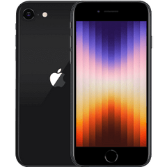 Apple iPhone SE (2022) 128 GB Refurbished | Zwart | 1 jaar Garantie | Inclusief Accessoires