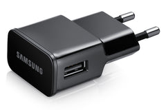 Chargeur de voyage SAMSUNG reconditionné | Chargeur secteur 2A Noir | Garantie 12M