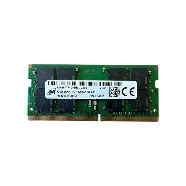MICRON 32GB DDR4 PC4-25600 3200MHz SO-DIMM 260-pin 2Rx8 | Garantie 1 an