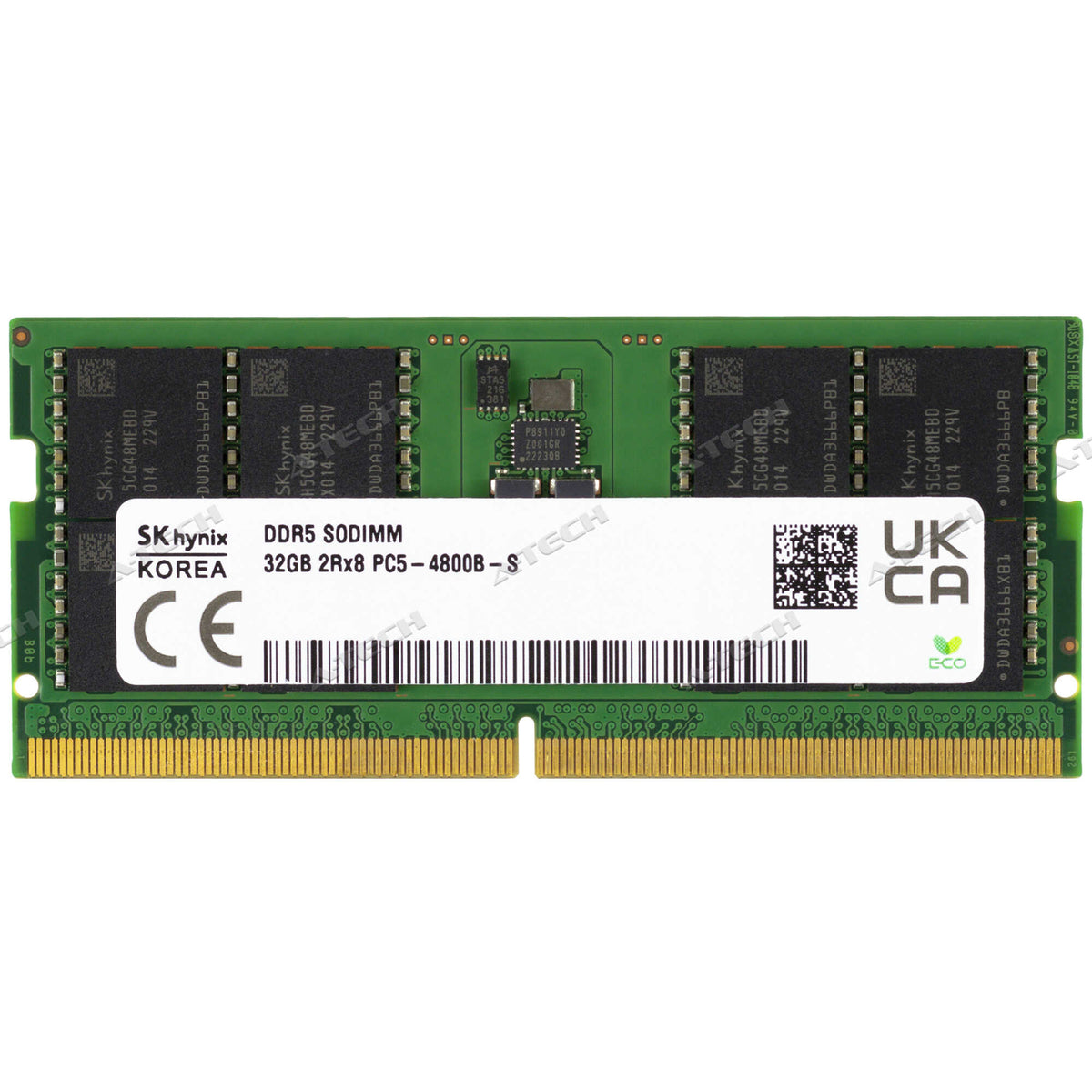 SK HYNIX 32Go DDR5 SO-DIMM | 4800MHz | 2Rx8 | 262 broches | 1 an de garantie.