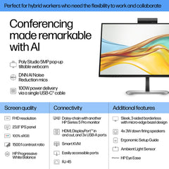 HP S5 Pro 524pm Reconditionné | Moniteur 24" FHD | USB-C, HDMI, DP | Garantie 12M