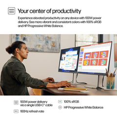 HP S5 Pro 527pu Reconditionné | 27" IPS QHD (2560x1440) | USB-C | HDMI | Garantie 12 Mois