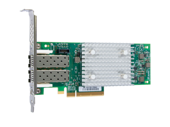 HPE SN1100Q 16Gb Fibre Channel double port | Reconditionné | HBA PCIe Low Profile | 16 Gb/s | 1 an de garantie