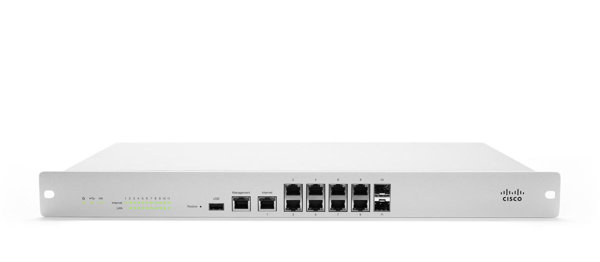 CISCO Meraki MX100 Reconditionné | Routeur Géré dans le Cloud | Garantie 12M