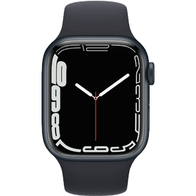 Apple Watch Series 7 45mm Refurbished | Zwart RVS 4G | Inclusief Accessoires | 1 Jaar Garantie