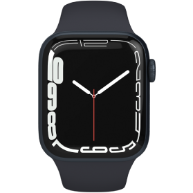 Apple Watch Series 7 45mm Refurbished | Zwart RVS 4G | Inclusief Accessoires | 1 Jaar Garantie
