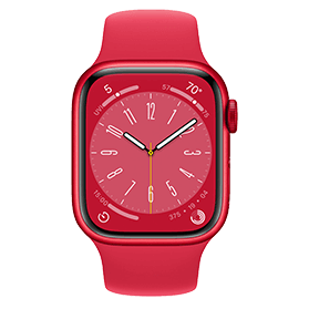 Apple Watch Series 8 45mm Rood Refurbished | Inclusief Accessoires | 1 Jaar Garantie