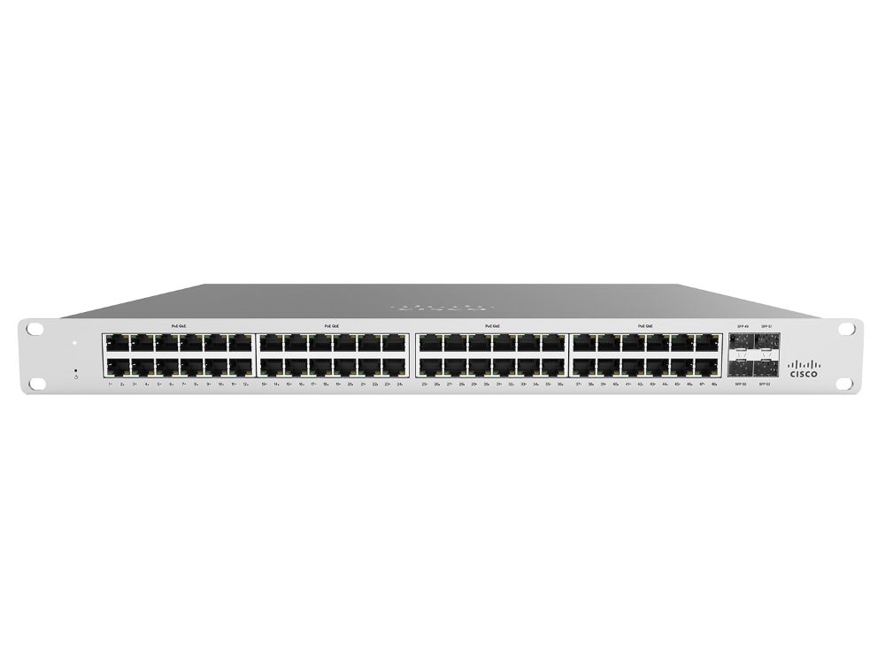 CISCO MS120-48LP | Reconditionné | 48x GigE | PoE 370W | Commutateur L2 | Garantie 1 an