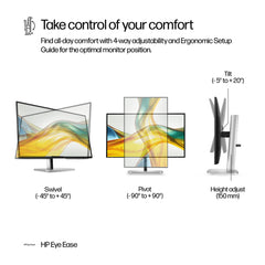 HP S5 Pro 527pq Reconditionné | Moniteur IPS QuadHD 27" | 2560x1440 | HDMI/DP/VESA | Garantie 12M