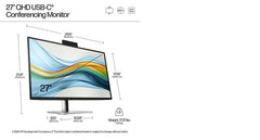 HP S5 Pro 527pm Reconditionné | Moniteur 27" QHD | USB-C | 2560x1440 | VESA | 12M Garantie