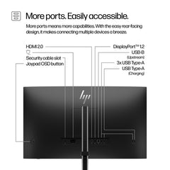 HP S5 Pro 527pq Reconditionné | Moniteur IPS QuadHD 27" | 2560x1440 | HDMI/DP/VESA | Garantie 12M