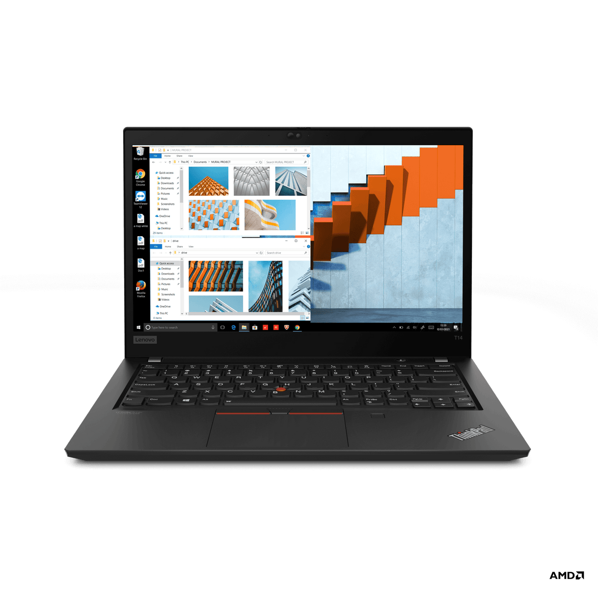 LENOVO ThinkPad T14 Gen 2 Refurbished | i7-1185G7 (11e Gen) | 16GB RAM | 256GB SSD | 14 inch FHD | Windows 11 Pro | Origineel QWERTY (UK) Toetsenbord